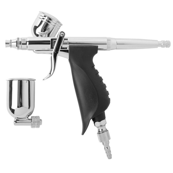 Air brush, spray feed trigger design