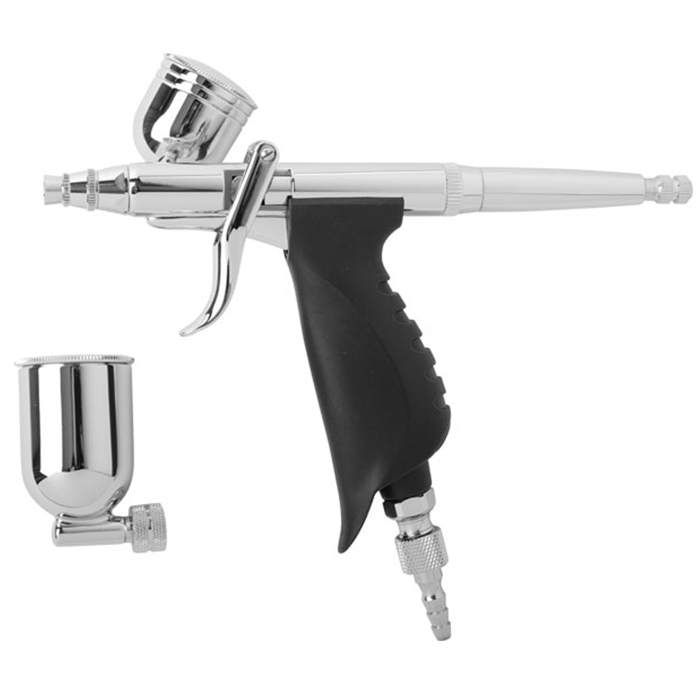 Air brush, spray feed trigger design